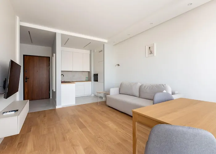 Stocznia Bright & Serene Riverside By Bookinghost Apartmán *