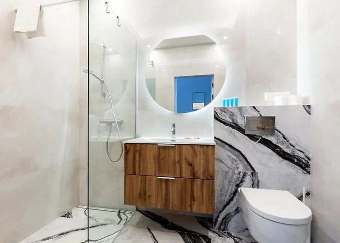 Apartmán Stocznia Bright & Serene Riverside By Bookinghost