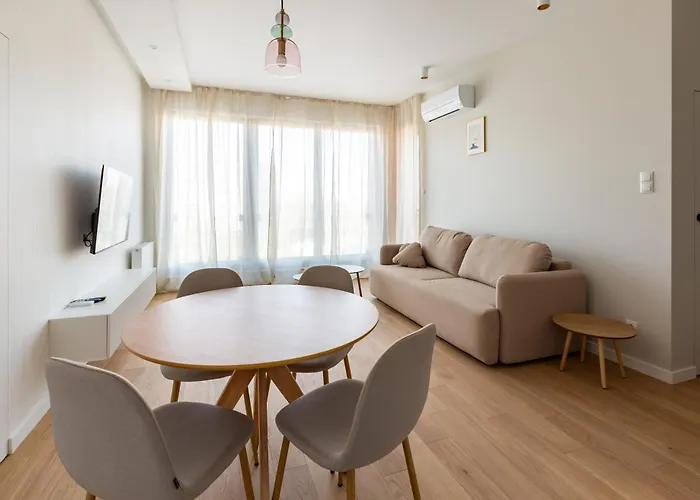 Stocznia Bright & Serene Riverside By Bookinghost Apartmán