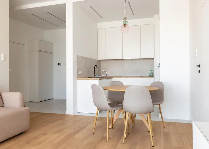 Stocznia Bright & Serene Riverside By Bookinghost Apartmán *